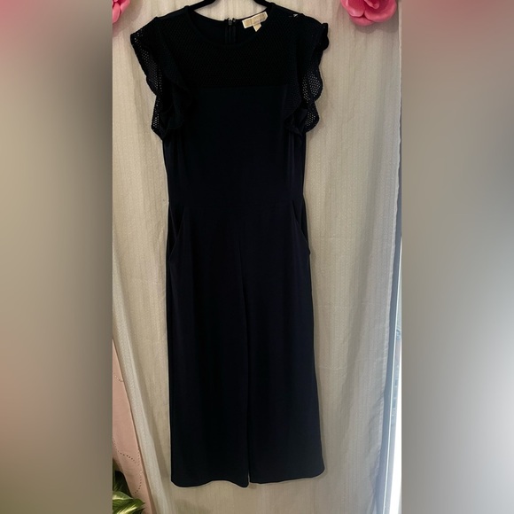 MICHAEL Michael Kors Blue Jumpsuit Streamlined Fit - Picture 2 of 5